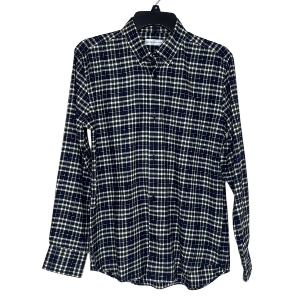 Southern Proper Fullen Henning Plaid Lightweight Flannel Long Sleeve Shirt XL